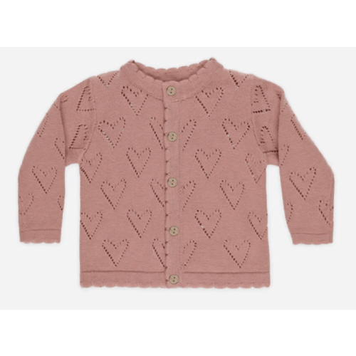 Knit Cardigan || Lipstick – Quincy Mae
