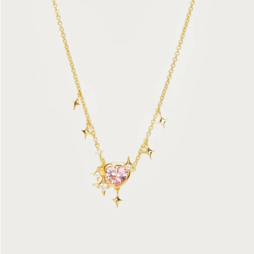 Pinkling Heart Necklace | en route jewelry