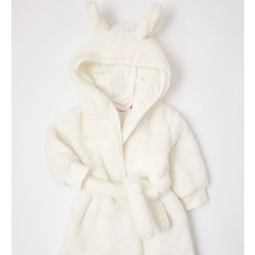 Fleece Gown in Cream