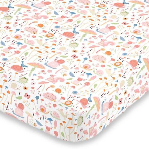 NoJo Spring Garden Mini Crib Sheet