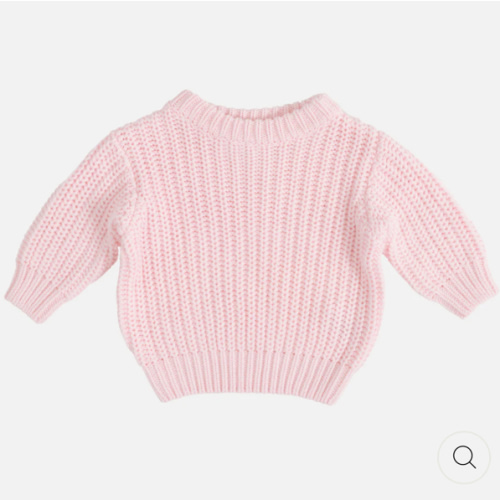 Super Chunky Knit - Petal Pink