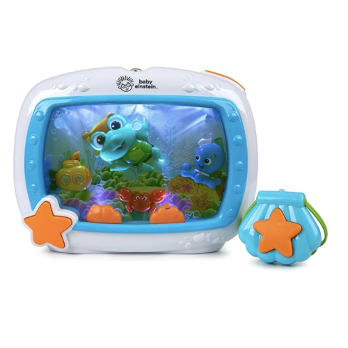 Baby Einstein Sea Dreams Soother Musical Crib Toy and Sound Machine, Newborn and up