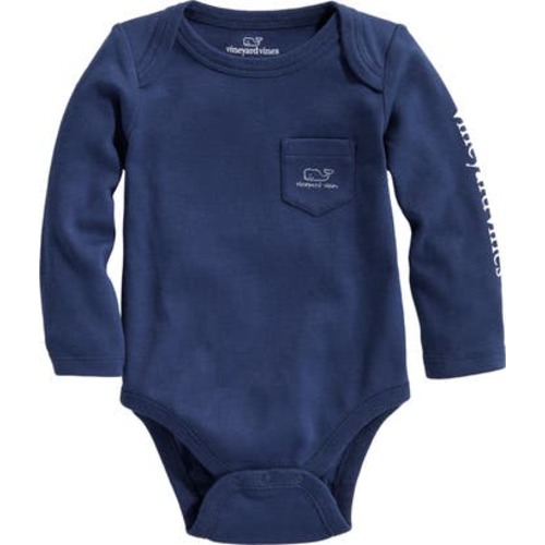 Whale Long Sleeve Cotton Graphic Bodysuit, 6-12M