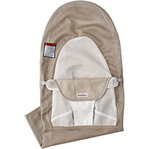 BabyBjörn Extra Fabric seat for Bouncer Balance Soft, Mesh, Gray Beige/White