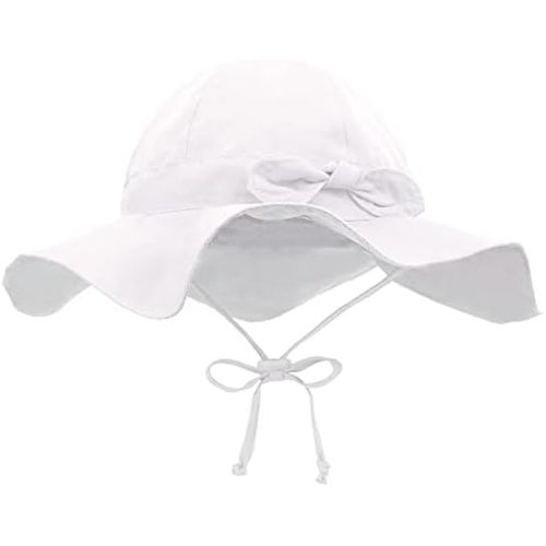 Siero Baby Sun Hat with UPF 50+ Outdoor Adjustable Beach Hat with Wide Brim
