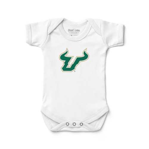 South Florida Bulls Logo Baby Bodysuit | Official NCAA Licensed Infant Bodysuit
