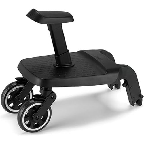 Joolz AER+ - Footboard - Accessory for Stroller - Stroll with Two Children - Easy to Store - Spacious & Stable - Foldable & Practical - Smart Design - Black