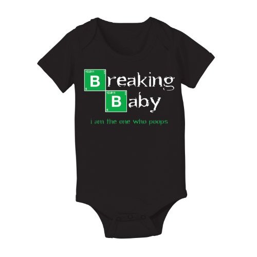 Breaking Baby Funny Break Elements-Baby One Piece