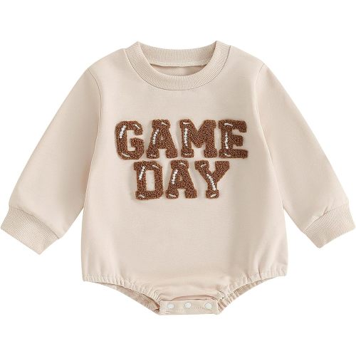 Twopumpkin Baby Toddler Girl Boy Sweatshirt/Romper Long Sleeve Sister Brother Matching Outfit Newborn Clothes