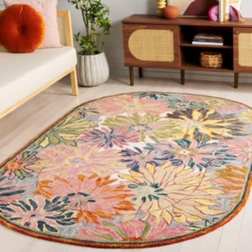 Safavieh Jardin Collection Chitra 5' x 8' Oval Rug