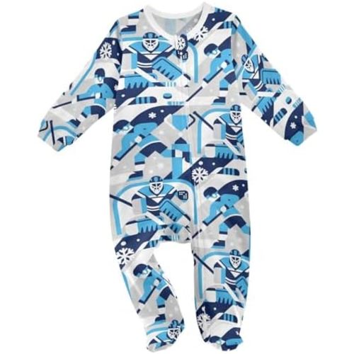 Dussdil Baby One-Piece Footies Newborn Rompers Pajamas Cotton Footed Pjs for Sleep Play Boys Girls
