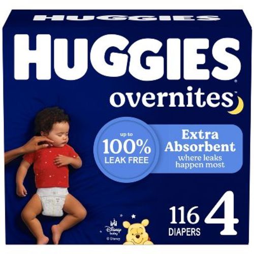 Huggies Overnites Disposable Diapers - Size 4 - 116ct