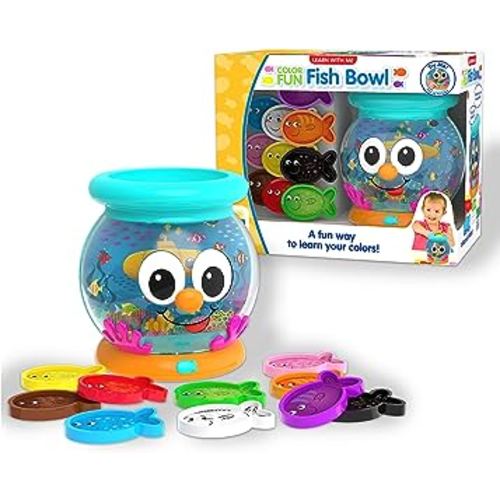 The Learning Journey: Learn With Me - Color Fun Fish Bowl - Color Teaching Toddler Toys & Gifts for Boys & Girls Ages 2 Years and Up - Preschool Learning Toy, Multicolor