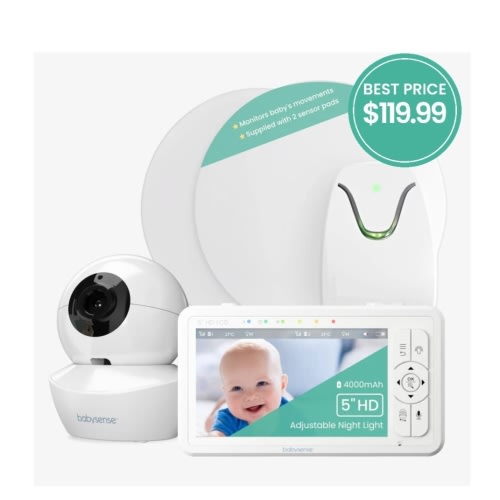 Babysense True Sleep: Best Baby Monitor with Camera & Breathing Movement Monitor