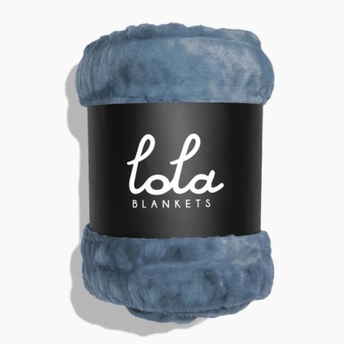 Slate Blue – Lola Blankets