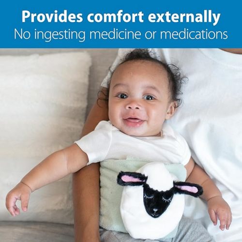 Dr. Brown's Infant Gripebelt Heated Belly Band, Soothe Baby's Tummy with Gentle Warmth and Compression, Lamb, 0m+