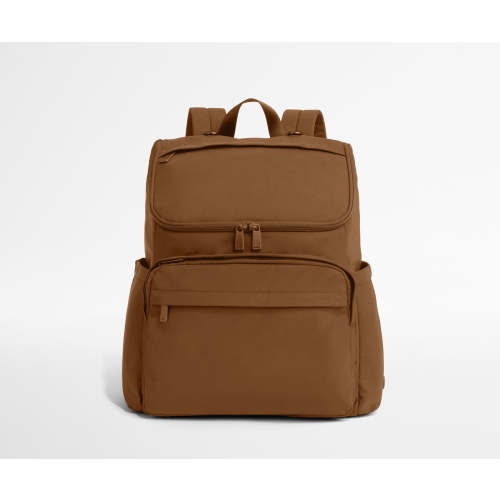 Featherlight Diaper Backpack in Amaro Brown