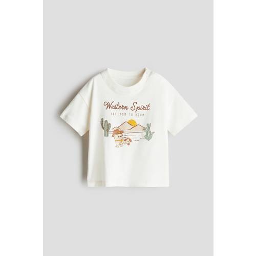 PRINTED COTTON T-SHIRT