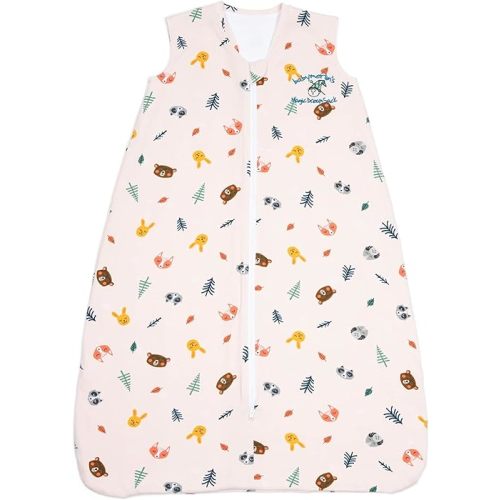 Baby Merlin's Magic Dreamsack - Cotton Wearable Blanket Sleep Sack - Winter Baby Sleep Sack for 6-12 Months Babies - Promotes Restful Sleep and Hip of Movement - Sleeping Animals