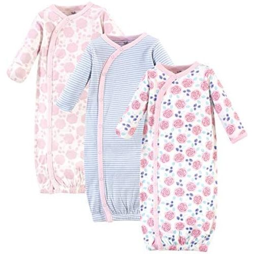 Touched by Nature Baby Girls' Organic Cotton Kimono Gowns