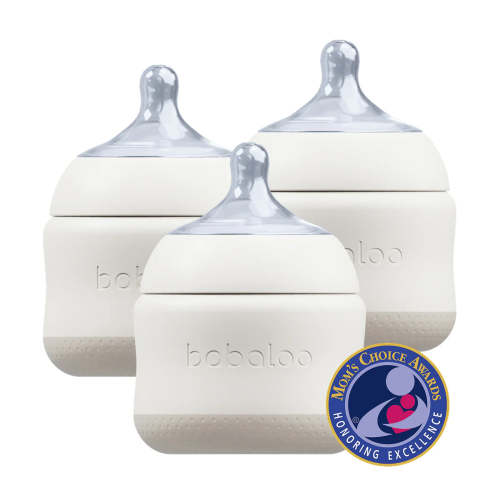Babaloo Triple Pack 5oz Bottles - Creme | The Baby Cubby