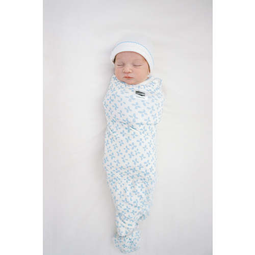 Blue Clover Swaddle