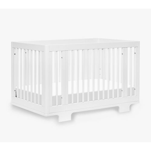 Babyletto Yuzu 8-in-1 Convertible Crib, White/Natural