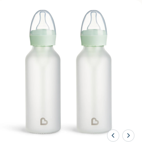 Bond® Silicone Glass Bottle 4oz or 8oz, 2pk | Munchkin