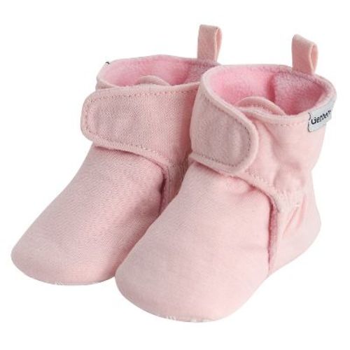 Gerber Baby Soft Booties - Pink/White - 3-6 Months