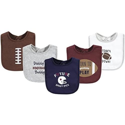 Hudson Baby Unisex BabyCotton Bibs