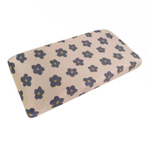 Premium Diaper Changing Pad Cover "Gemma in Tan" by Copper Pearl