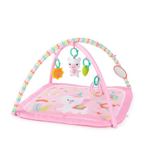 Bright Starts Daydream Blooms Activity Gym and Play Mat with Take-Along Toys, Ages Newborn +