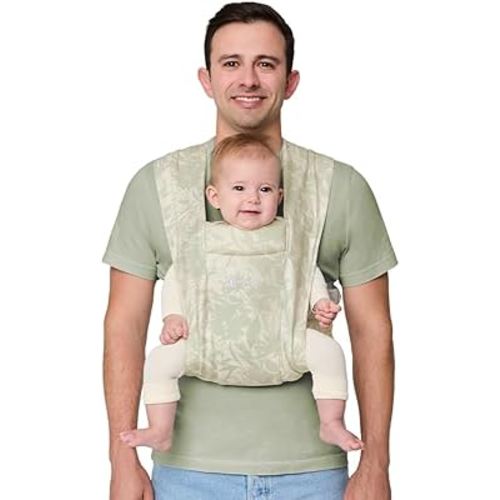 Ergobaby Embrace Baby Carrier Newborn to Toddler, Ponte Knit, Sage Meadows