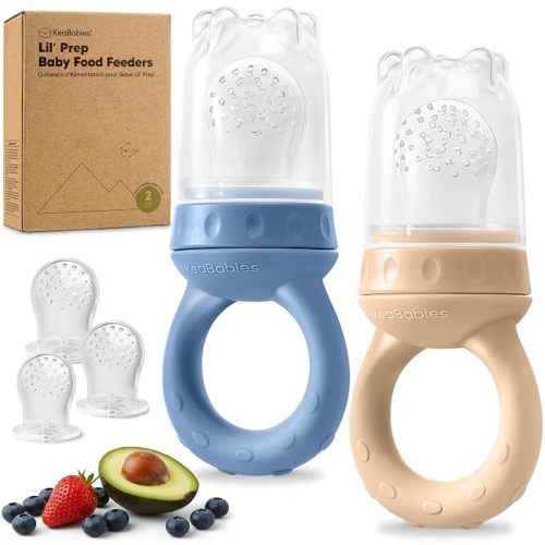 KeaBabies Baby Fruit Feeder 2pk - (Maritime)