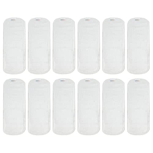 ALVABABY 12PCS Newborn Cloth Diaper Insert,Less Than 12pounds 3-Layer Microfiber Insert 12ST