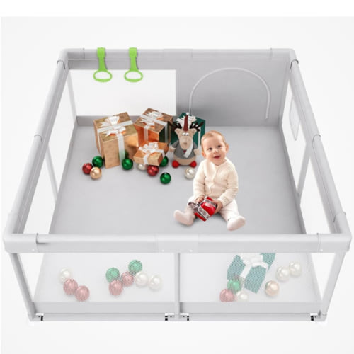Baby Playpen, 47x47 in Small Play Pen,Toddler Playpen for Apartment,Play Yard,Activity Fence, Extra Large Baby Playard