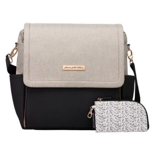 Petunia Pickle Bottom Boxy Backpack Diaper Bag - Sand Black