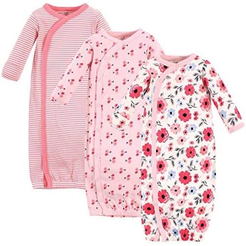 Touched by Nature Baby Girls' Organic Cotton Kimono Gowns