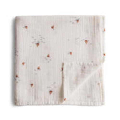 Organic Cotton Mushie Baby Muslin Swaddle Blanket