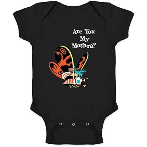Pop Threads Are You My Mothra Funny Parody Kaiju Infant Baby Boy Girl Bodysuit