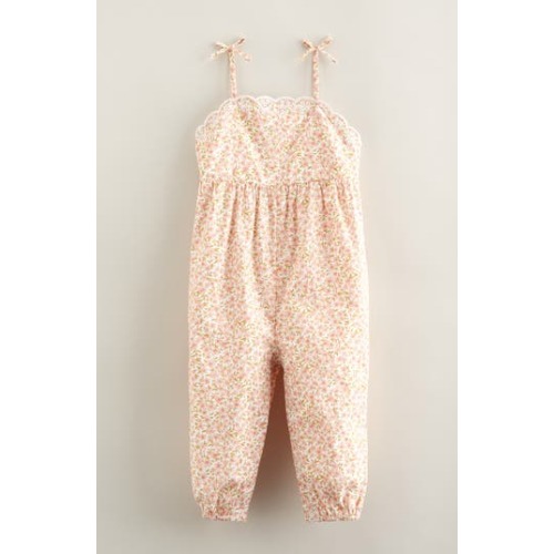 Scalloped Floral Romper, 6M