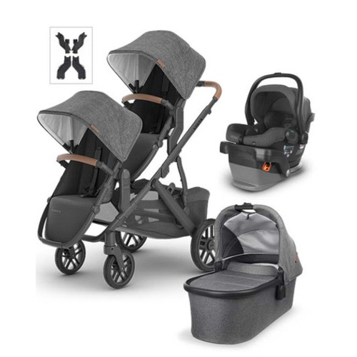 UPPAbaby Vista V2 Double Stroller + Mesa V2/Mesa Max Car Seat