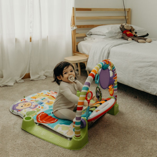 Fisher Price Glow and Grow Kick & Play Gym - Green