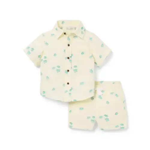 Baby Freshwater Pearl Sea Turtle The Cabana Matching Baby Set by Janie and Jack