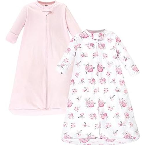 Hudson Baby BabyCotton Long-Sleeve Wearable Sleeping Bag, Sack, Blanket