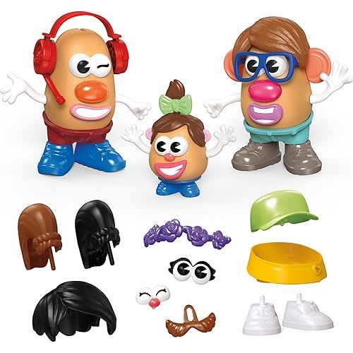 Potato Head Create Your Potato Head Family Set with 44 Parts and Pieces, Creative Toddler and Preschool Toys for 2 Year Old Girls and Boys and Up (Amazon Exclusive)