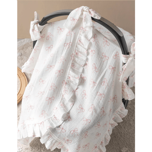Stroller Cover - Ribbon / Pink