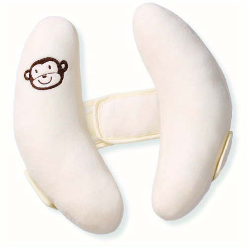EIMELI Adjustable Soft Head Neck Support Portable Travel Pillow for Kids & Toddlers - Car Seat Stroller Safety Headrest Pillow for Newborn