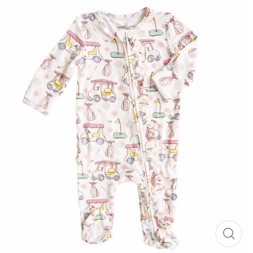 Girl Ruffle Zipper Footies - Best Sellers