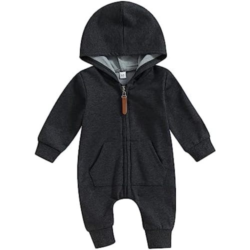 Ledy Champswiin Fall Baby Clothes Newborn Boy Girl Hoodie Romper Long Sleeve Jumpsuit Winter Infant One Piece Outfit